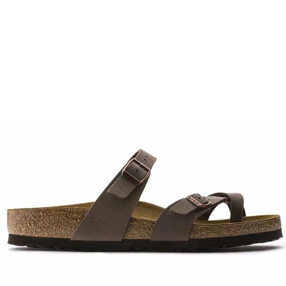 BIRKENSTOCK MEN'S FLIP FLOP SANDALS, MOCHA, 9 - Picture 4 of 6